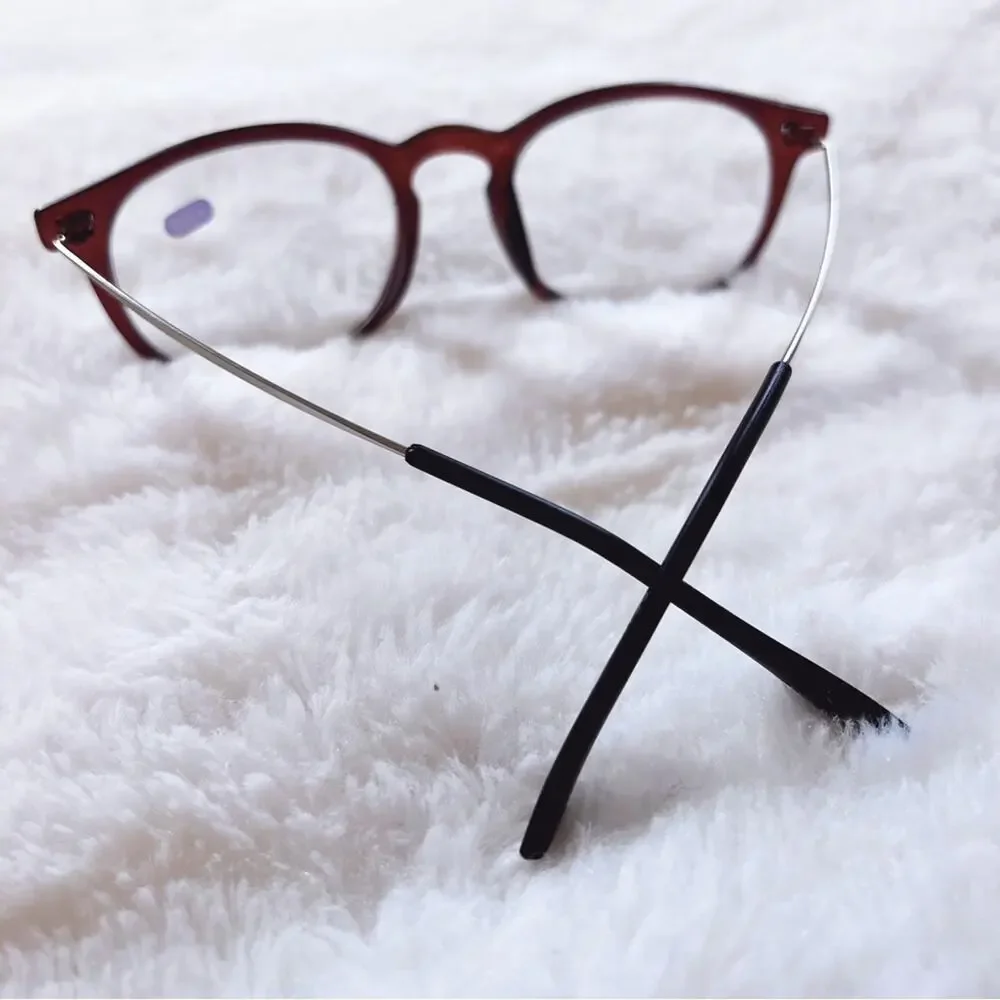 Daisy Brown Thin Lightweight Reader Glasses - Picture 9 of 10